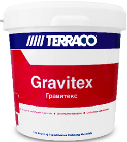 Декоративная Штукатурка Шуба Terraco Gravitex Sahara 25кг с Эффектом Песка Размер Зерна 1.5мм / Террако Гравитекс Сахара.