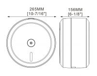 Центральный выдвижной диспенсер для бумаги Santiline SL-8014 схема 2