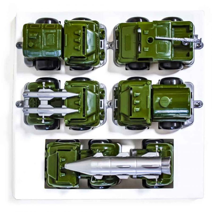 Набор машинок "Вжух на войнушке" 10 см КНОПА