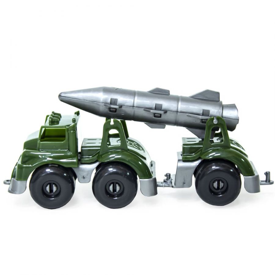 Машинка ракетный комплекс с прицепом "Вжух на войнушке"  КНОПА