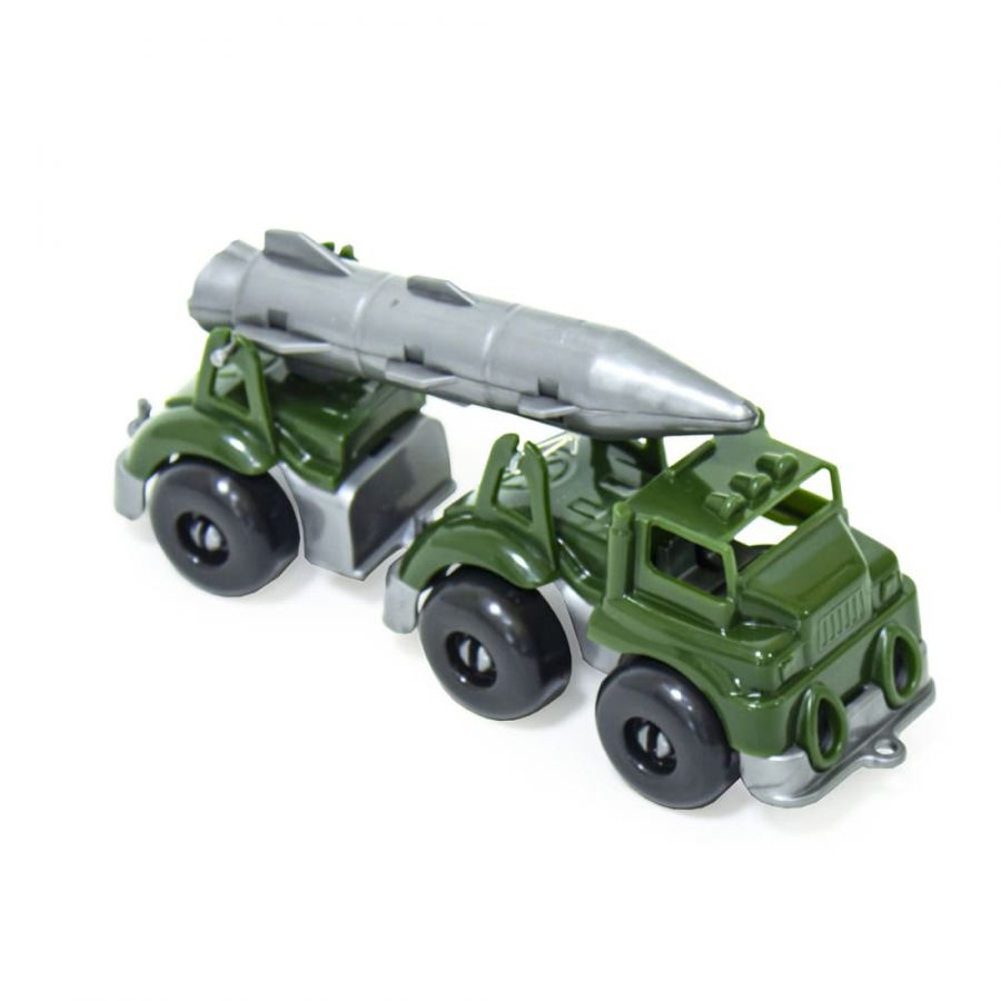 Машинка ракетный комплекс с прицепом "Вжух на войнушке"  КНОПА