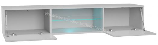 Шкаф навесной Point тип-33 Белый глянец/Белый матовый