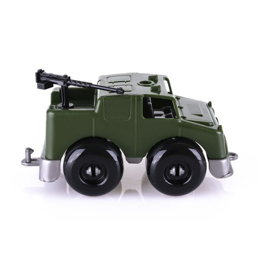 Машинка джип "Вжух на войнушке" 10 см КНОПА