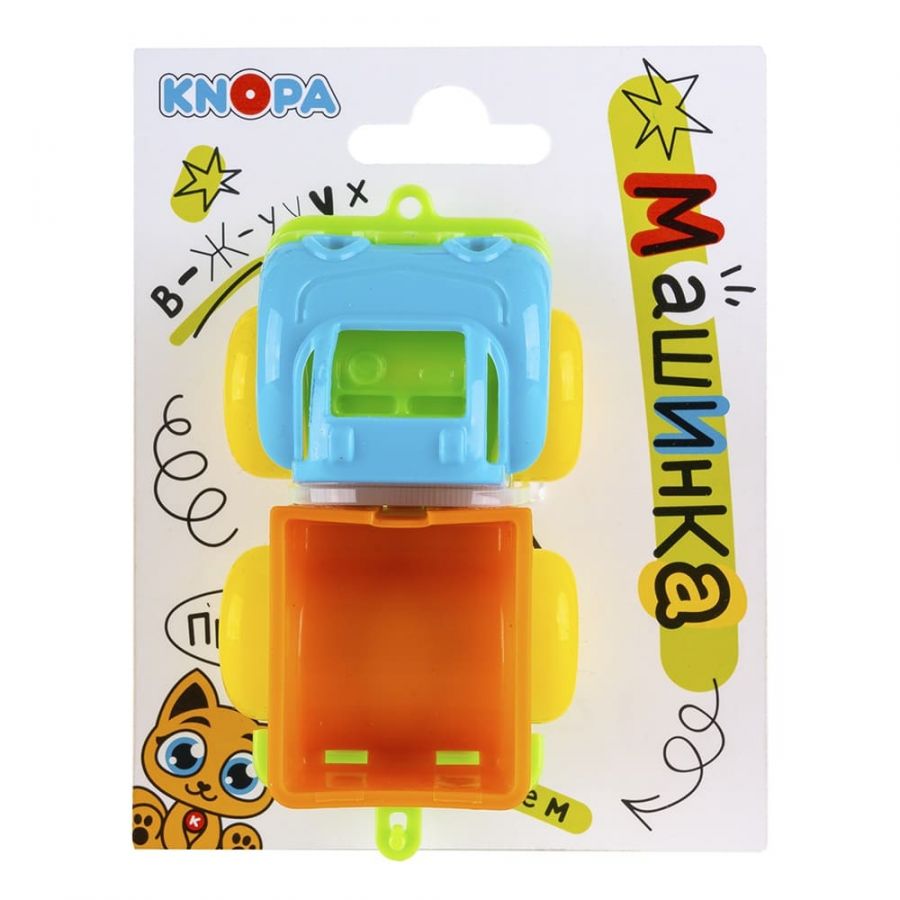 Машинка грузовик "Вжух в городе" 10 см КНОПА