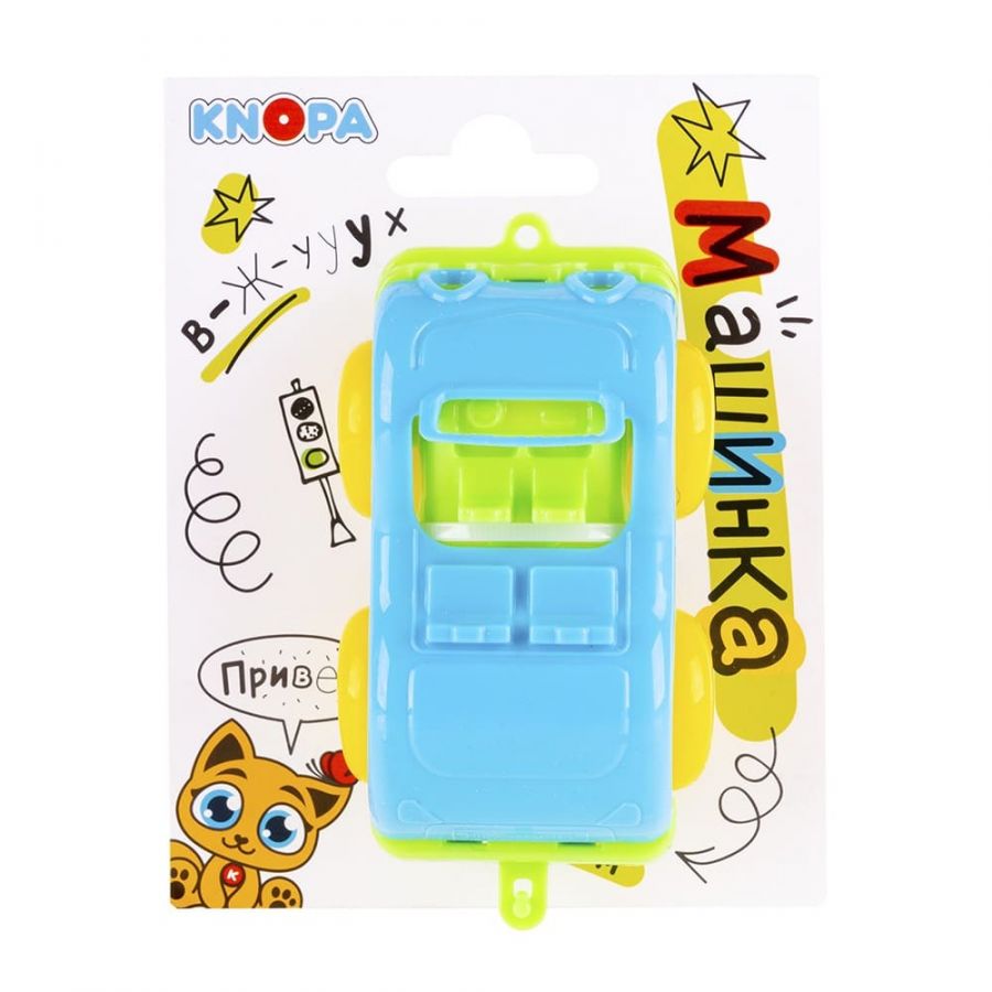 Машинка кабриолет "Вжух в городе" 10 см КНОПА