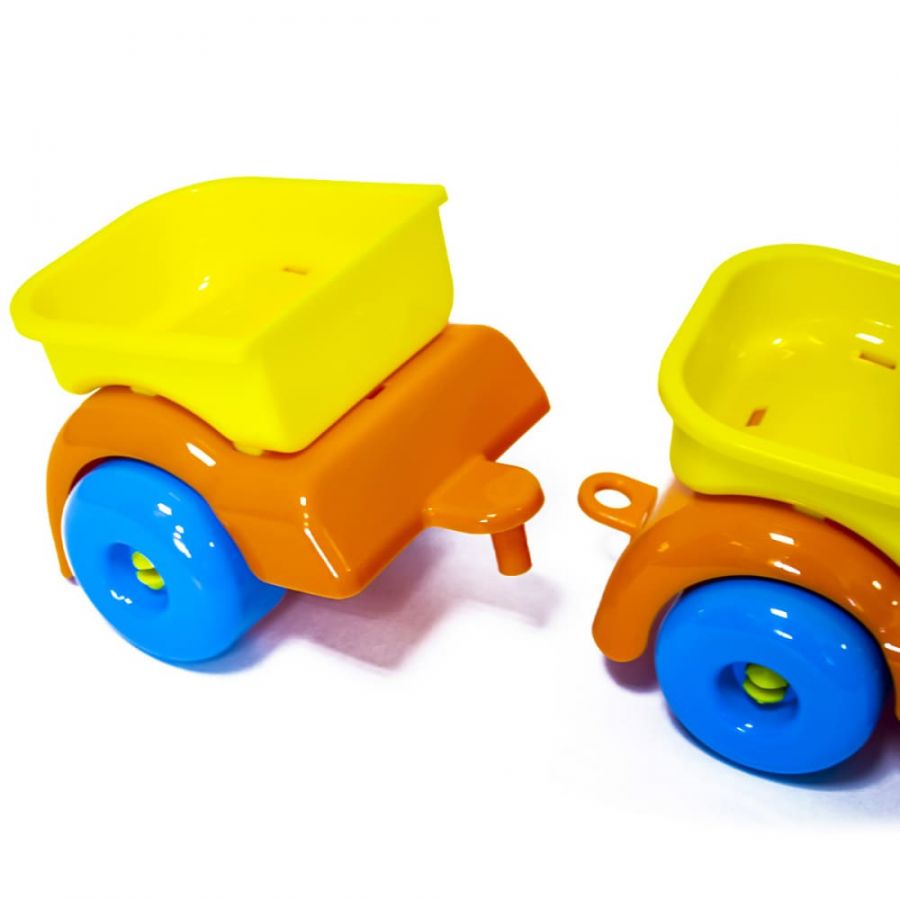 Машинка грузовик с прицепом "Везунчик" КНОПА 33 см