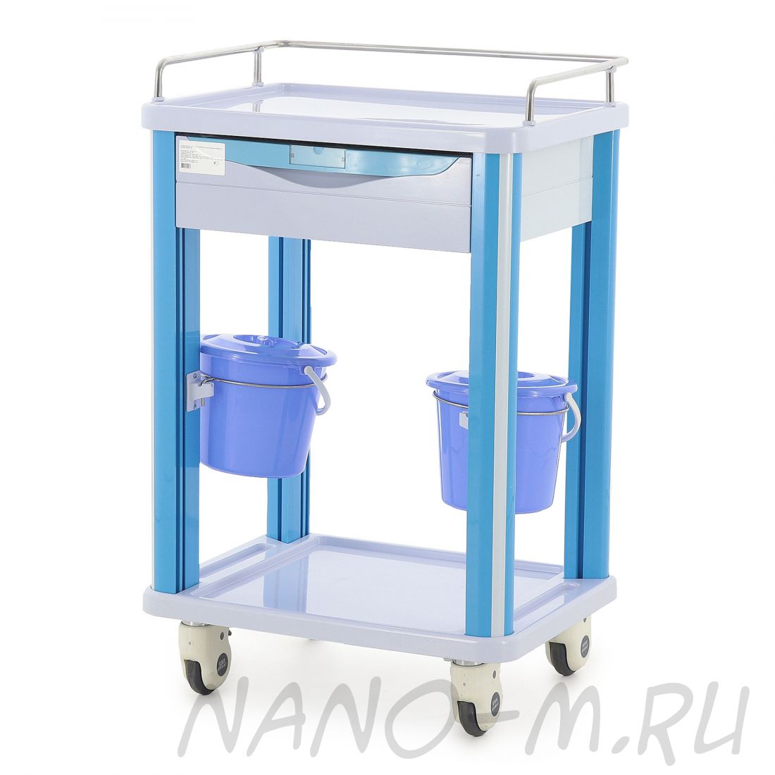 Столик реанимационный, анестезиологический CT005 (ТМ-005АН-00) - тележка медицинская