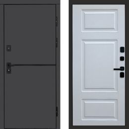 Входная дверь Termo-door Тренд Графит Лион Белый Софт