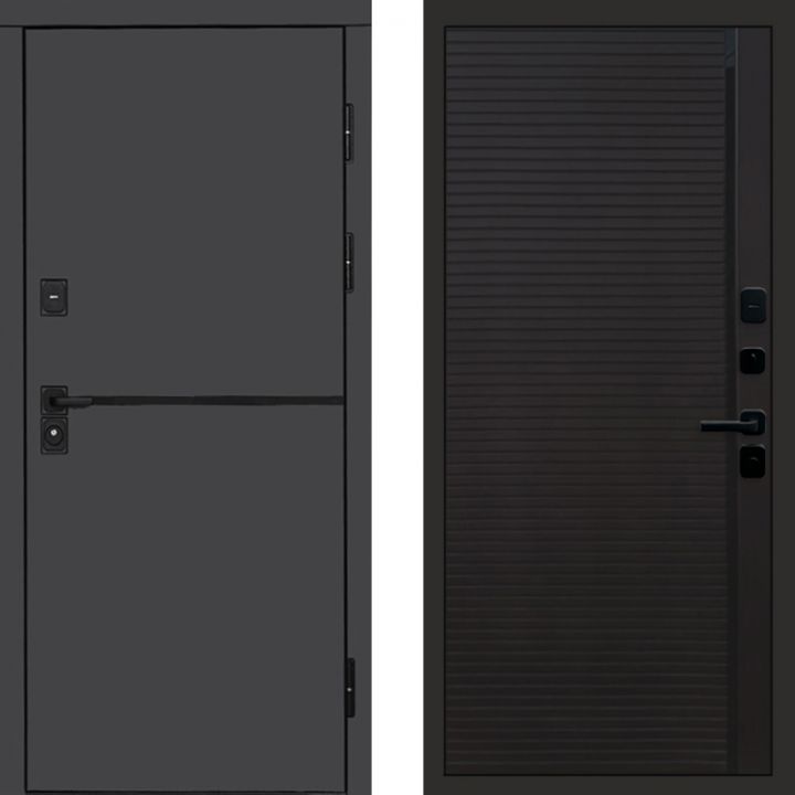 Входная дверь Termo-door Тренд Графит Porte black