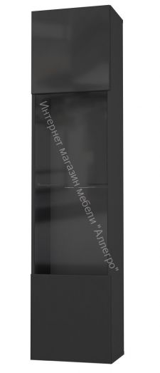 Гостиная Point К-13 Чёрный глянец/Чёрный матовый