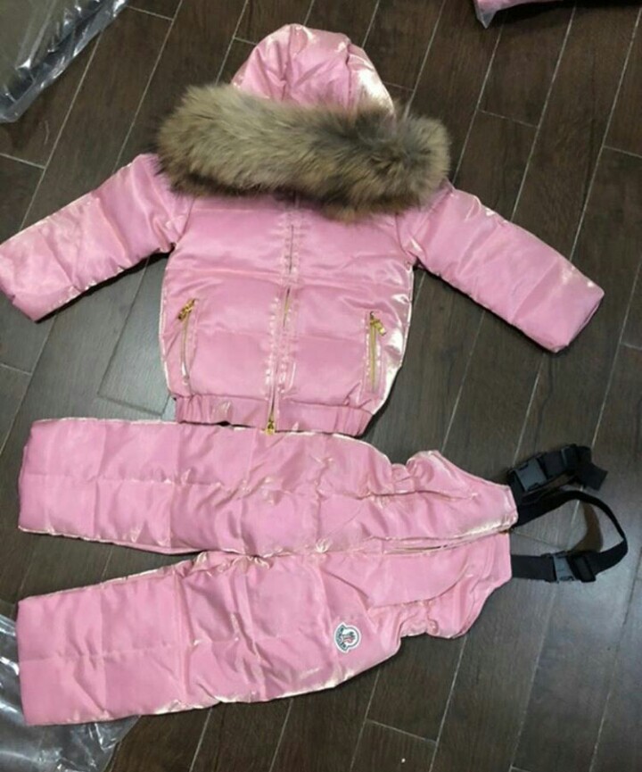 MONCLER ДЕТСКИЙ КОСТЮМ (МОНКЛЕР) НЕЖНО РОЗОВЫЙ