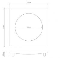 Мыльница Decor Walther DW 08372 схема 2