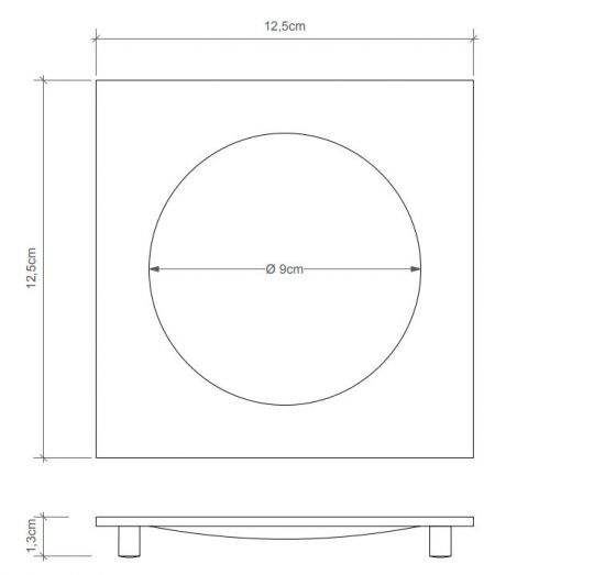 Мыльница Decor Walther DW 08372 схема 2