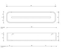 Универсальный контейнер для ванной Decor Walther Stone DCT 09739 схема 2