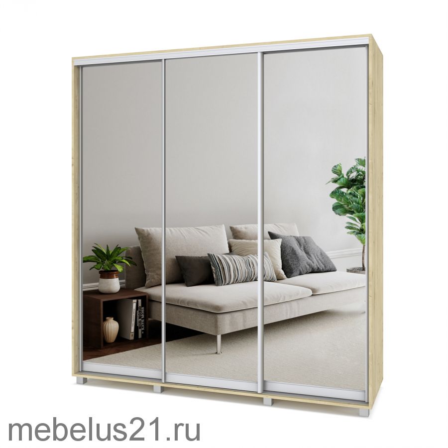 Шкаф купе Мартин с зеркалом 2,2 м