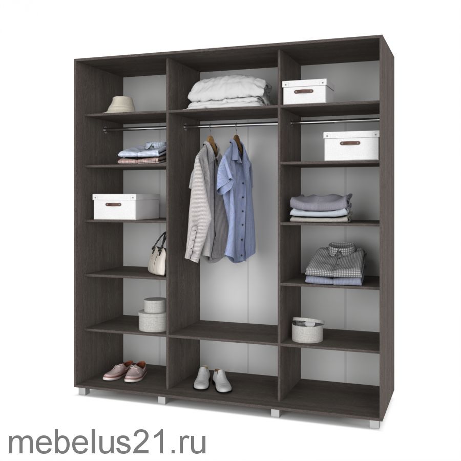 Шкаф купе Мартин с зеркалом 2,4 м