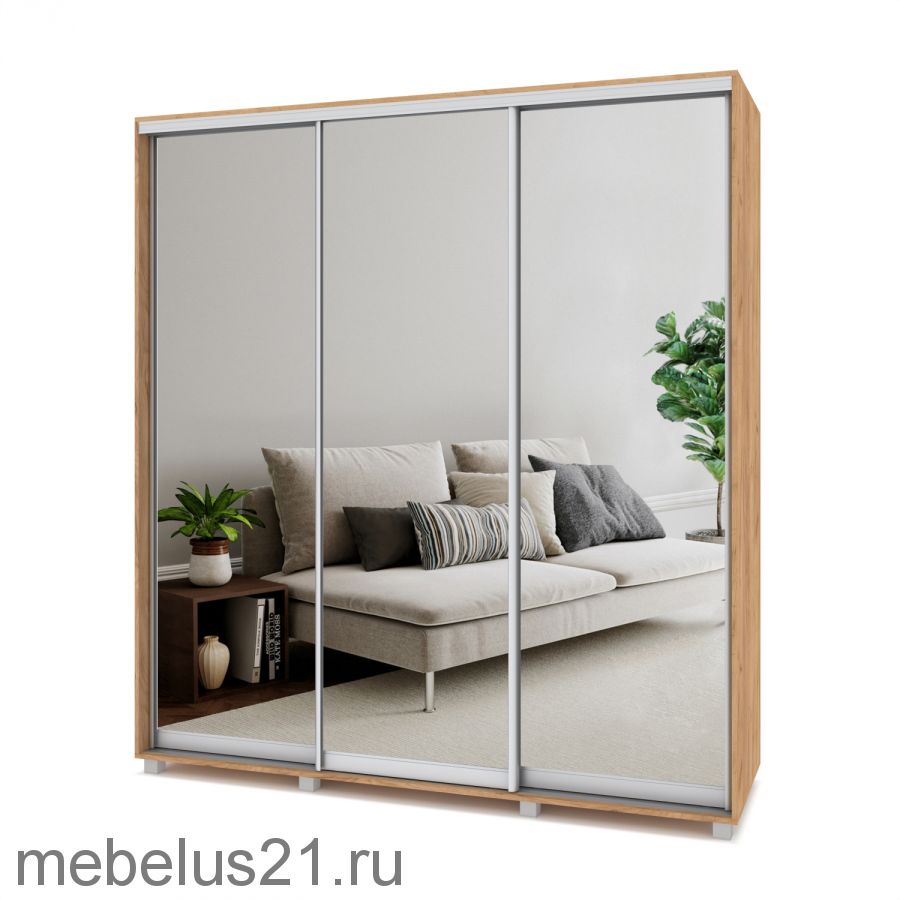 Шкаф купе Мартин с зеркалом 2,4 м