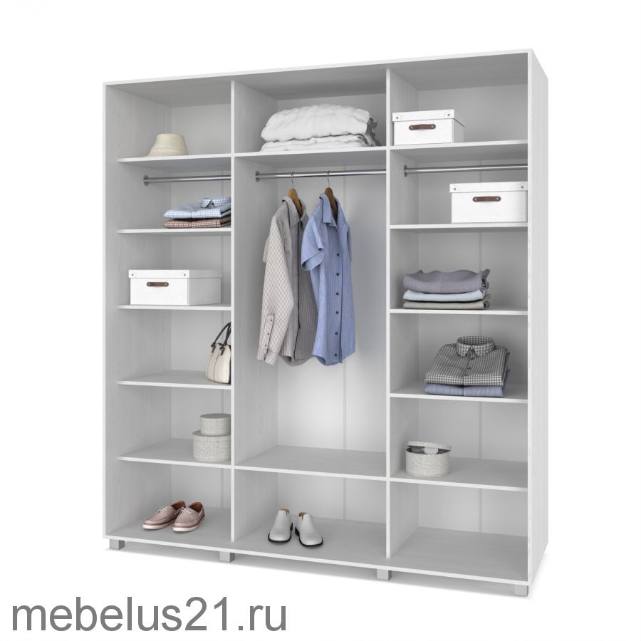 Шкаф купе Мартин с зеркалом 2,4 м