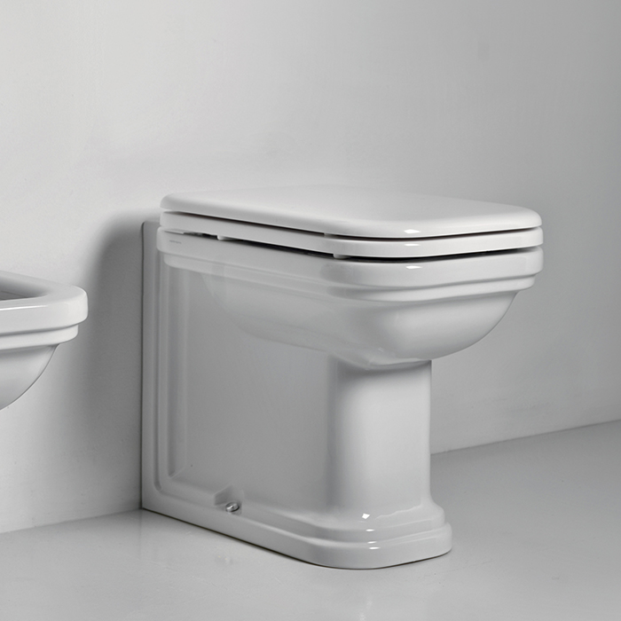 Изображение Пристенный белый унитаз Kerasan Waldorf 411801