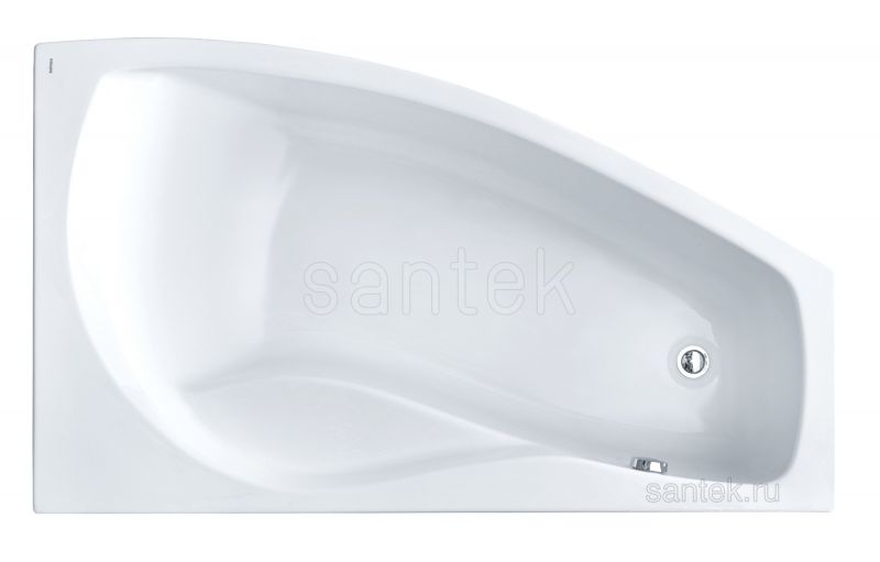 Ванна акриловая Santek Майорка XL 160х95 R асимметричная 1WH111990