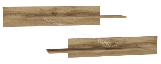 Гостиная Point Тип-70 Дуб Вотан/Чёрный глянец