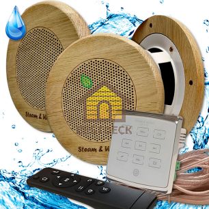 Комплект влагостойкой акустики для бани и сауны - SW3 White ECO SAUNA