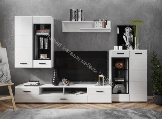 Шкаф-витрина навесной Gloss