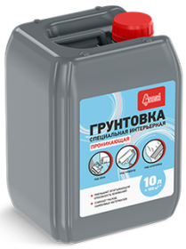 Грунтовка Специальная Интерьерная Старатели 10л Проникающая.