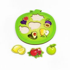 Деревянный пазл Фрукты