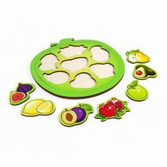 Деревянный пазл Фрукты от Yoshatoys