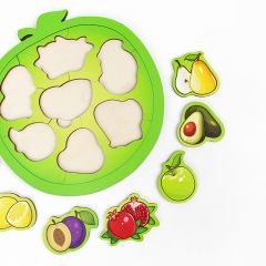 Деревянный пазл Фрукты от Yoshatoys