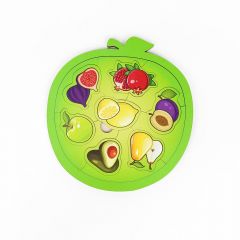 Деревянный пазл Фрукты от Yoshatoys