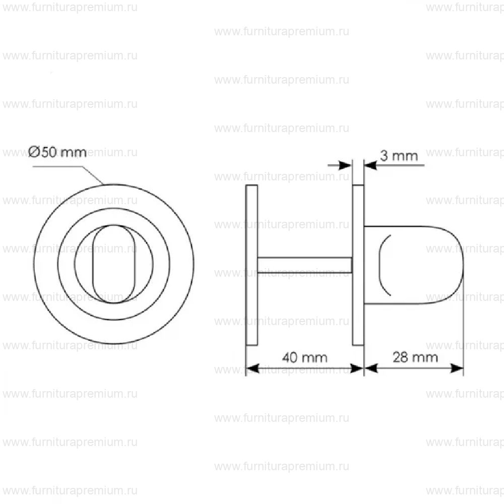 Сантехнический фиксатор Morelli Luxury LUX-WC