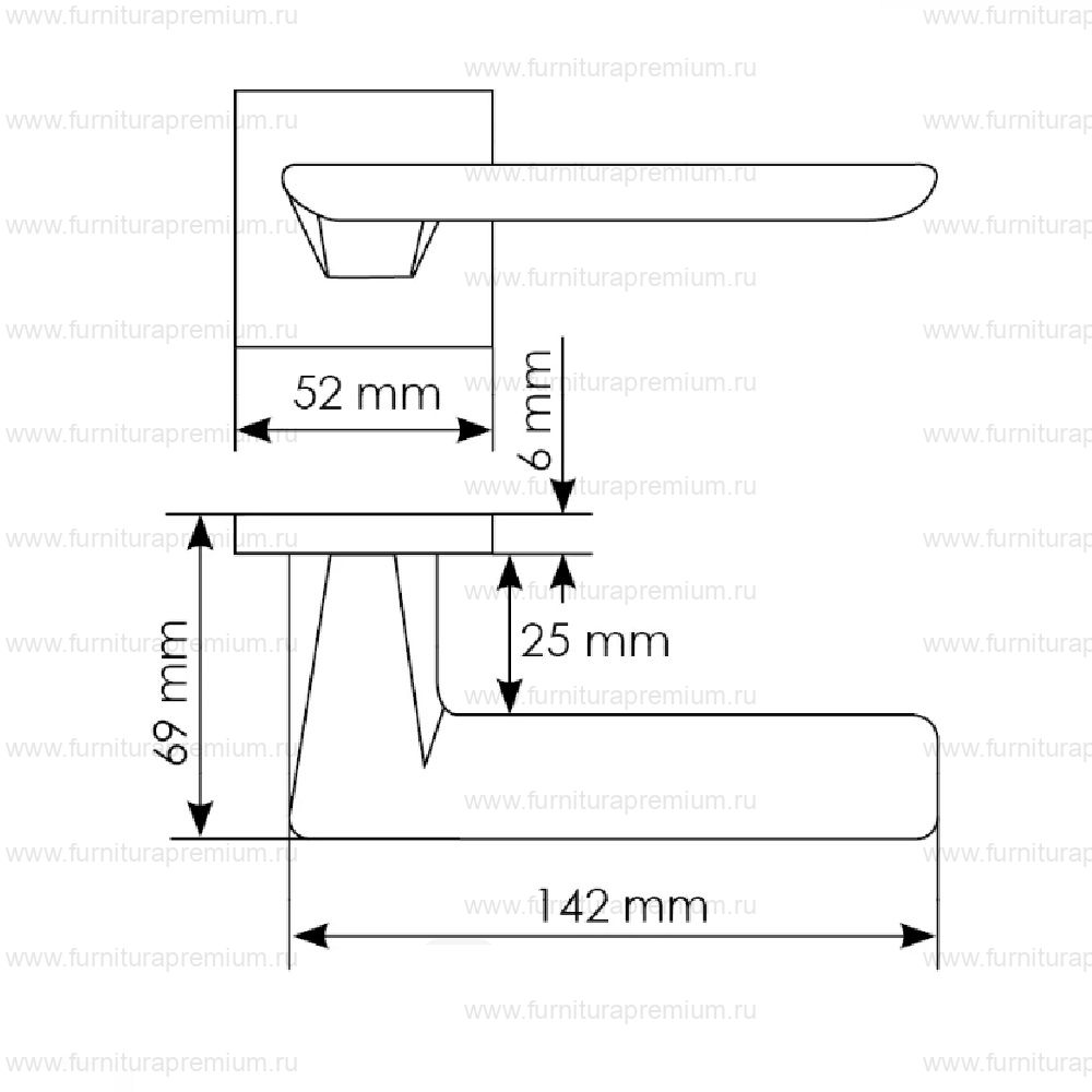 Ручка Morelli Platea MH-51-S6