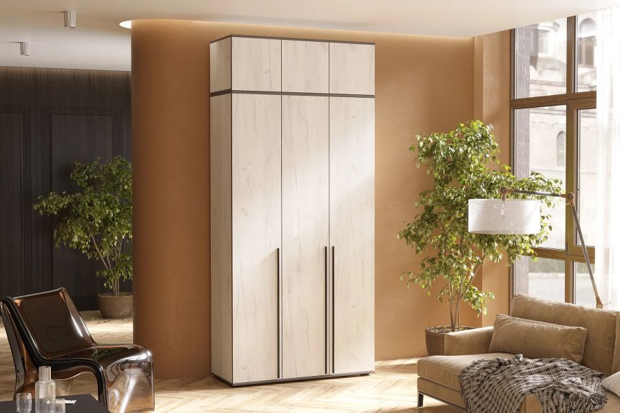 Шкаф 3-х створчатый Норд с антресолью