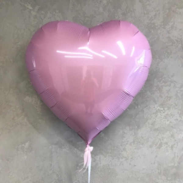 Шар Сердце розовое