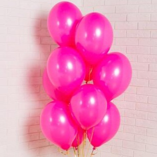 Набор из розовых шаров