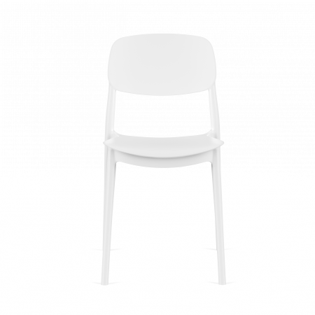 Стул пластиковый, штабелируемый ELLER (светло-серый)