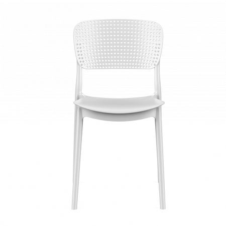 Стул пластиковый, штабелируемый ESKA  (светло-серый)