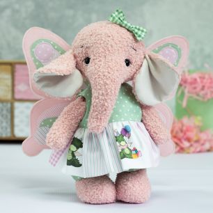 Набор для курса Зверополис "Слониха в платье с крылышками"