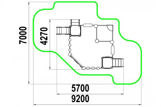 Песочница "Две башни"