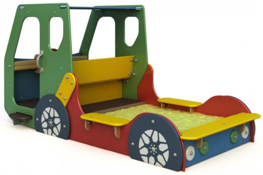 Песочница "Пожарная Машинка"