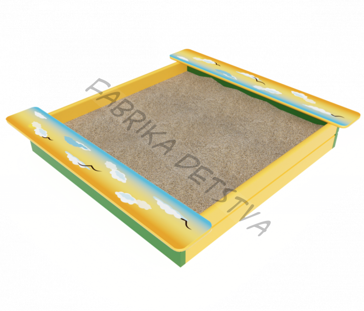 Песочница Забава макси (с принтом)  2440х2700х220