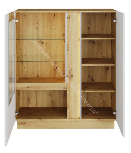 Комод КД-3 MODO Артизан/Белый