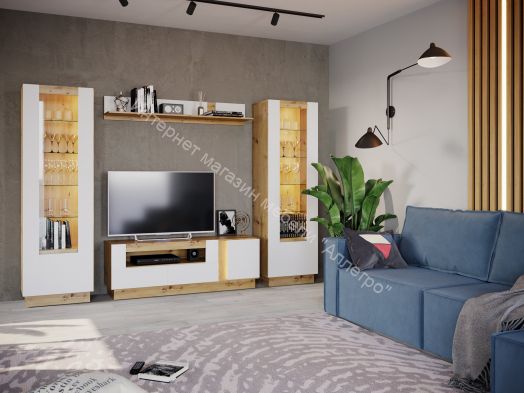 Шкаф-сервант MODO Артизан/Чёрный