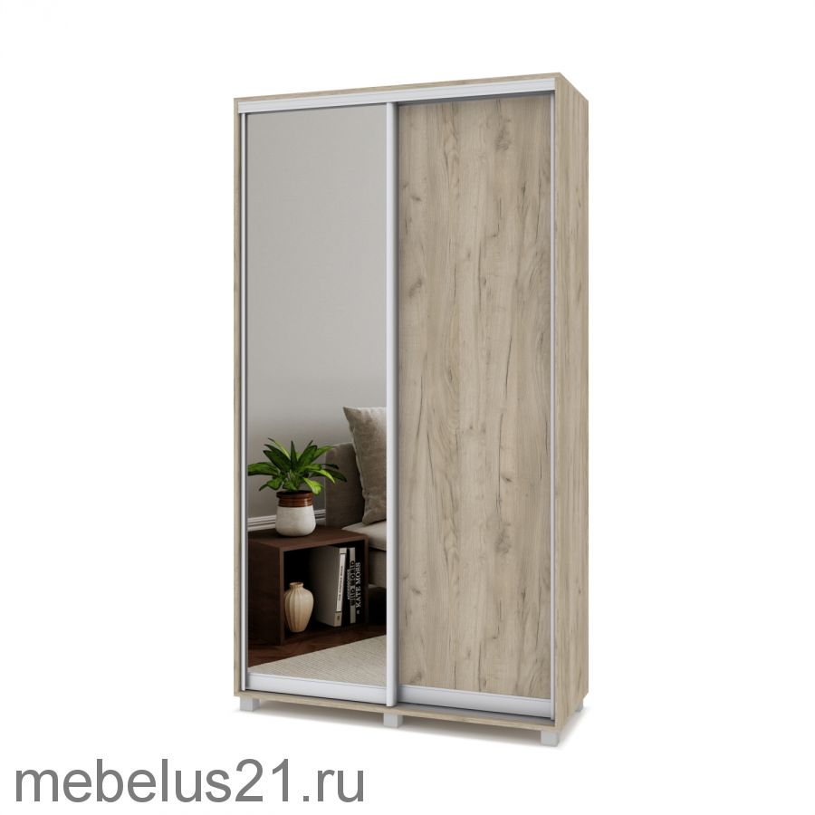 Шкаф купе с зеркалом Роланд 1,2 м