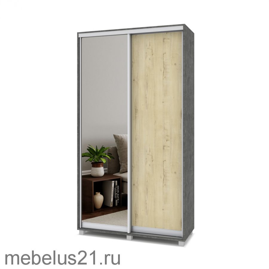 Шкаф купе с зеркалом Роланд 1,2 м