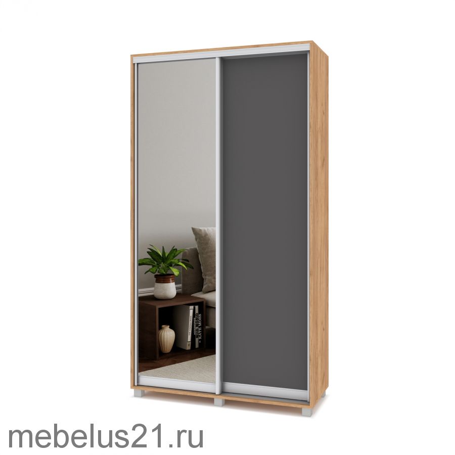 Шкаф купе с зеркалом Роланд 1,2 м