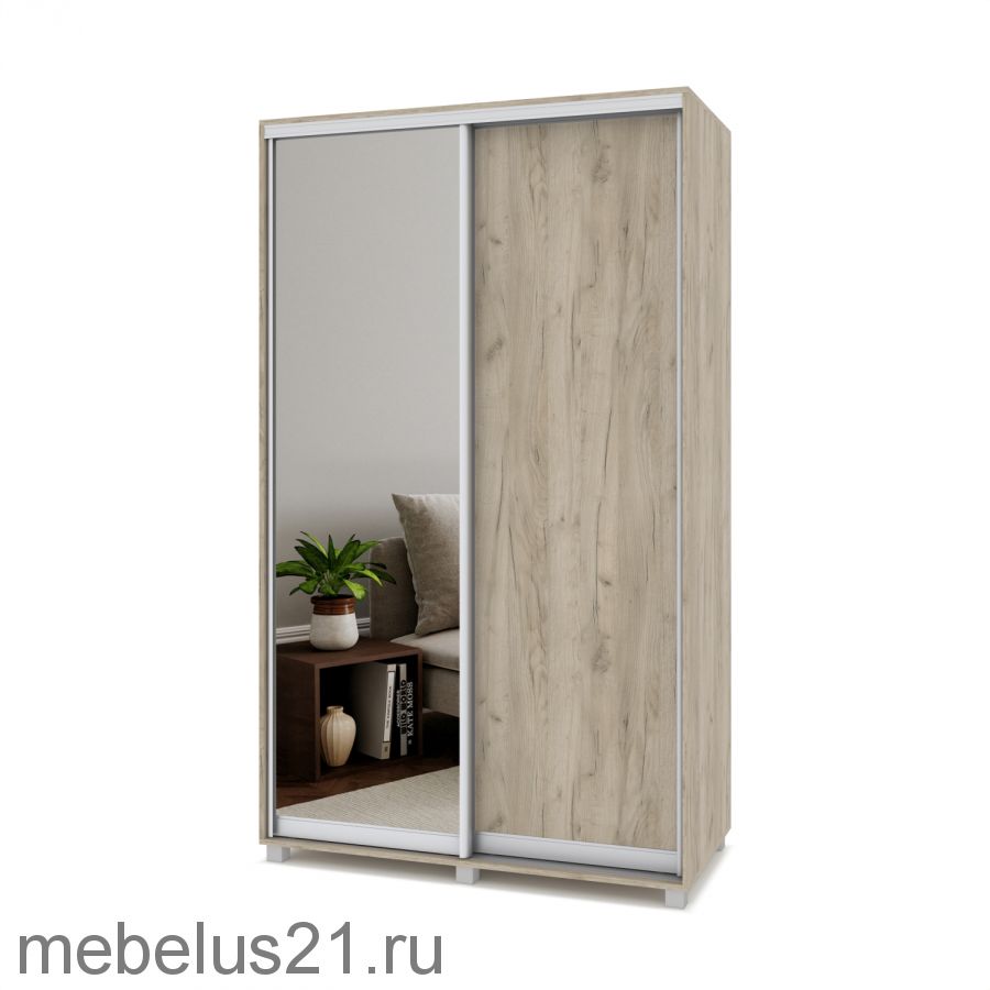 Шкаф купе с зеркалом Роланд 1,3 м