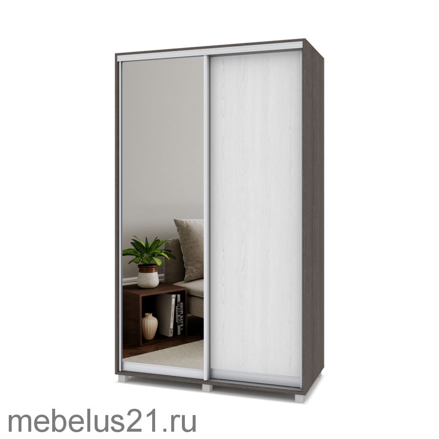 Шкаф купе с зеркалом Роланд 140